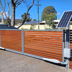 Solar Powered Sliding Gate