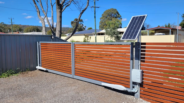 Solar Powered Sliding Gate