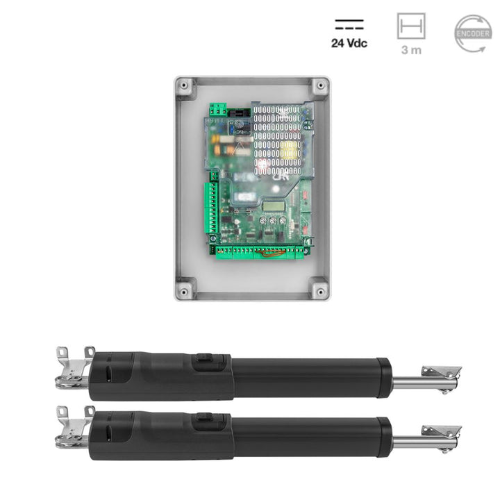 BENINCA TOM3024E DOUBLE SWING KIT up to 6m and 2 remotes